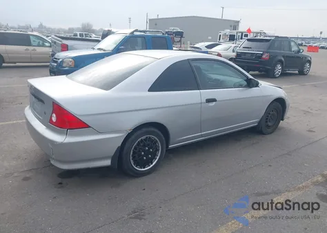 2004 Honda Civic Vp из США, поврежденный, VIN 1HGEM22154L070742